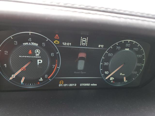 SALWV2EF3GA109859 - 2016 LAND ROVER RANGE ROVE AUTOBIOGRAPHY BLACK photo 9