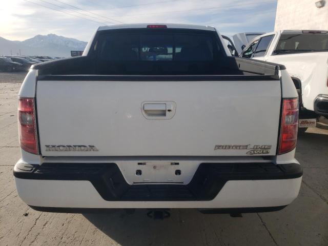 5FPYK16569B105833 - 2009 HONDA RIDGELINE RTL WHITE photo 6