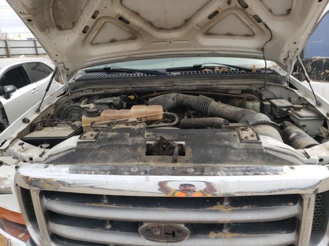 1FTNX21L51EB28289 - 2001 FORD F250 SUPER DUTY WHITE photo 11