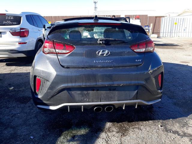 KMHTH6AB0KU003593 - 2019 HYUNDAI VELOSTER TURBO GRAY photo 6