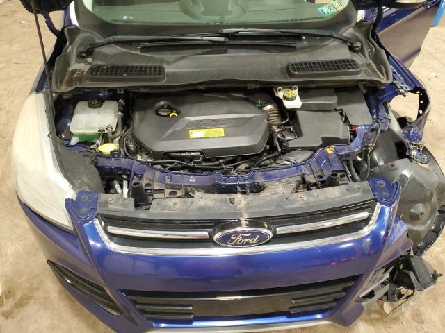 1FMCU0JX5EUB53840 - 2014 FORD ESCAPE TITANIUM BLUE photo 11