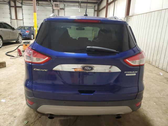 1FMCU0JX5EUB53840 - 2014 FORD ESCAPE TITANIUM BLUE photo 6