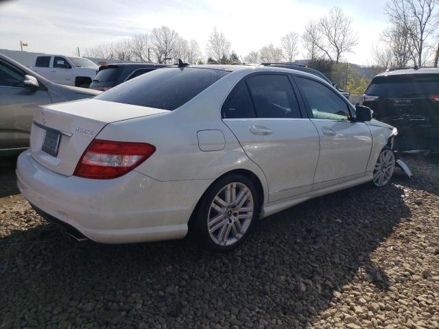 WDDGF81X59R066016 - 2009 MERCEDES-BENZ C 300 4MATIC WHITE photo 3