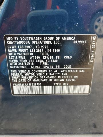 1V2MR2CA4JC526735 - 2018 VOLKSWAGEN ATLAS SEL Mavi foto 13