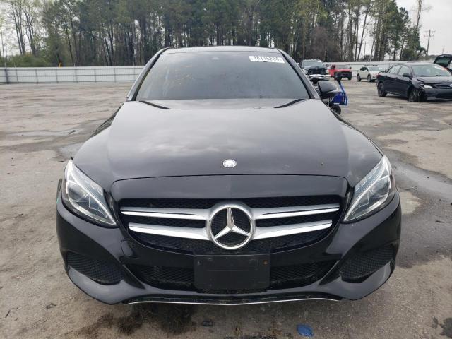 WDDWF4KB3HR254636 - 2017 MERCEDES-BENZ C 300 4MATIC BLACK photo 5