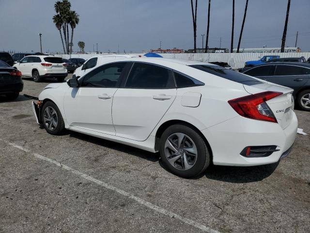 2HGFC2F66LH512985 - 2020 HONDA CIVIC LX WHITE photo 2