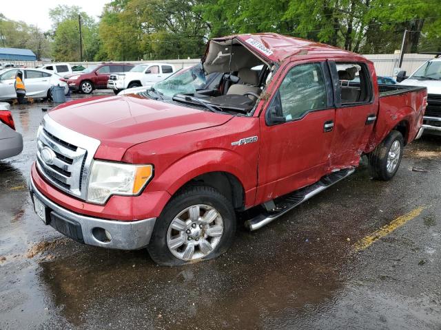 1FTRW12899KC77620 - 2009 FORD F150 SUPERCREW RED photo 1