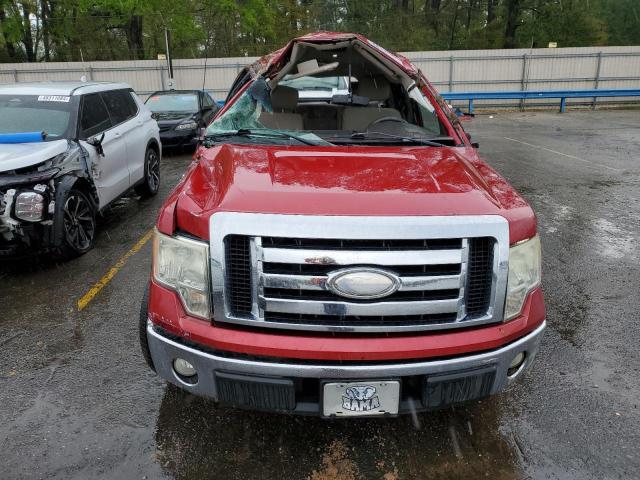 1FTRW12899KC77620 - 2009 FORD F150 SUPERCREW RED photo 5