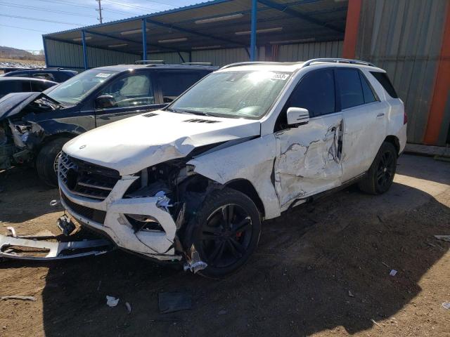 4JGDA5HB2FA544418 - 2015 MERCEDES-BENZ ML 350 4MATIC WHITE photo 1