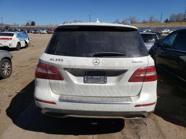 4JGDA5HB2FA544418 - 2015 MERCEDES-BENZ ML 350 4MATIC WHITE photo 6