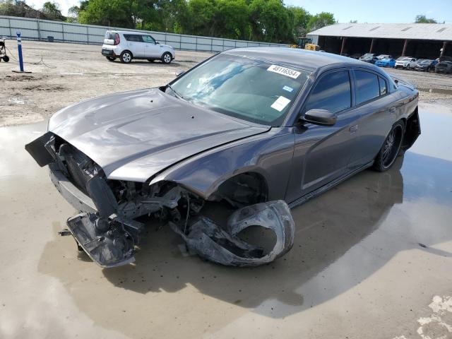 2C3CDXBG6EH354116 - 2014 DODGE CHARGER SE CHARCOAL photo 1