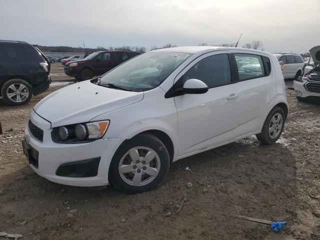 1G1JA6SHXD4228652 - 2013 CHEVROLET SONIC LS WHITE photo 1