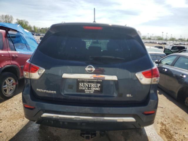5N1AR2MN7EC709652 - 2014 NISSAN PATHFINDER S BLUE photo 6