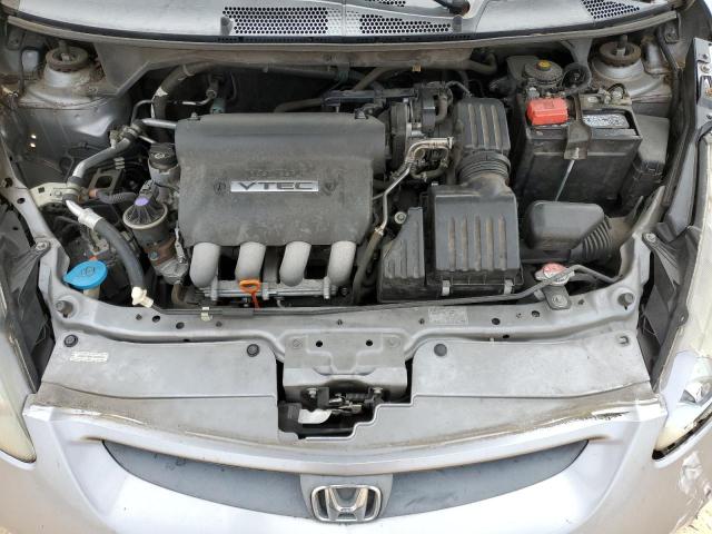 JHMGD386X7S065593 - 2007 HONDA FIT S GRAY photo 11