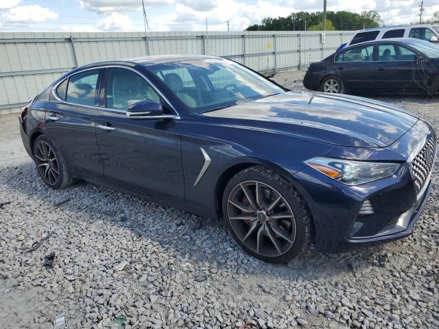 KMTG24LA8KU016626 - 2019 GENESIS G70 SPORT BLUE photo 4