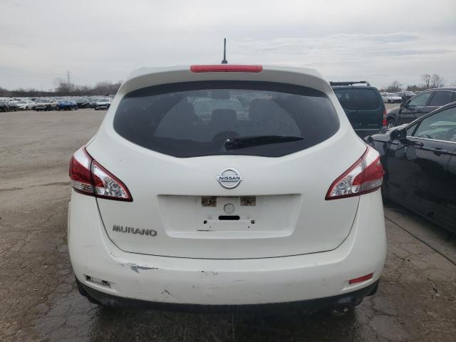 JN8AZ1MU3EW410281 - 2014 NISSAN MURANO S WHITE photo 6