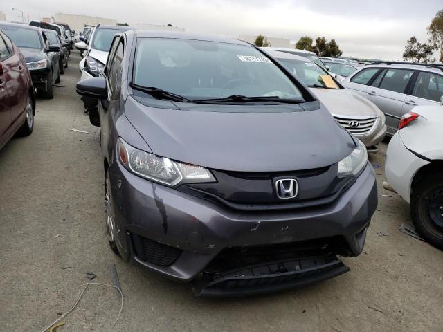 3HGGK5H52FM744485 - 2015 HONDA FIT LX GRAY photo 5