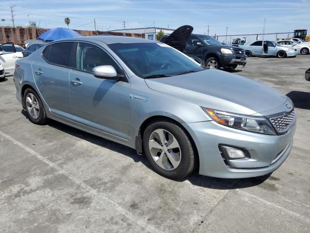 KNAGM4AD5F5083137 - 2015 KIA OPTIMA HYBRID SILVER photo 4