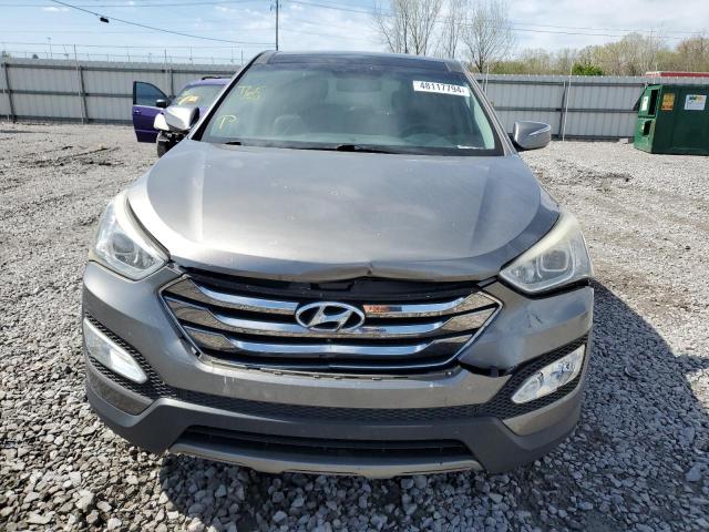 5XYZU3LB0DG074206 - 2013 HYUNDAI SANTA FE S GRAY photo 5