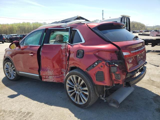 2LMTJ6LR3GBL48729 - 2016 LINCOLN MKX RESERVE ბურგუნდია ფოტო 2