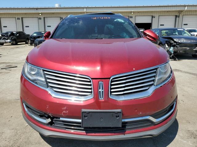 2LMTJ6LR3GBL48729 - 2016 LINCOLN MKX RESERVE BURGUNDY photo 5