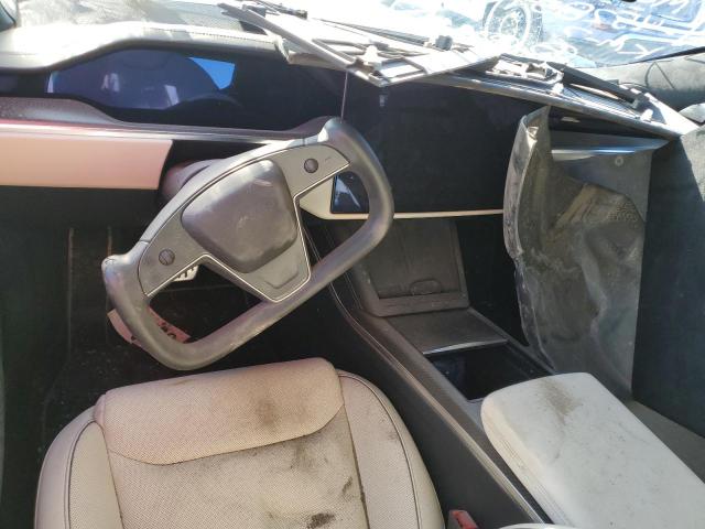 5YJSA1E6XMF452859 - 2021 TESLA MODEL S RED photo 8