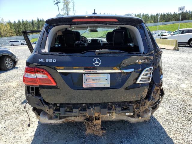 4JGDA5HB9FA520276 - 2015 MERCEDES-BENZ ML 350 4MATIC BLACK photo 6