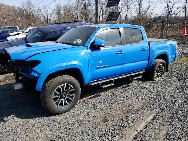 3TMCZ5AN8LM293769 - 2020 TOYOTA TACOMA DOUBLE CAB 蓝色 照片 1