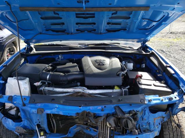3TMCZ5AN8LM293769 - 2020 TOYOTA TACOMA DOUBLE CAB 蓝色 照片 11
