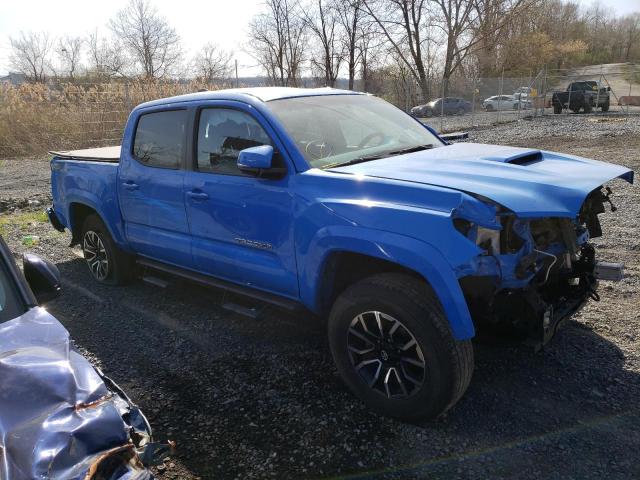 3TMCZ5AN8LM293769 - 2020 TOYOTA TACOMA DOUBLE CAB 蓝色 照片 4