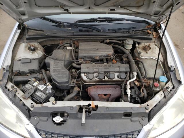1HGEM22154L040916 - 2004 HONDA CIVIC DX VP Gümüş foto 11