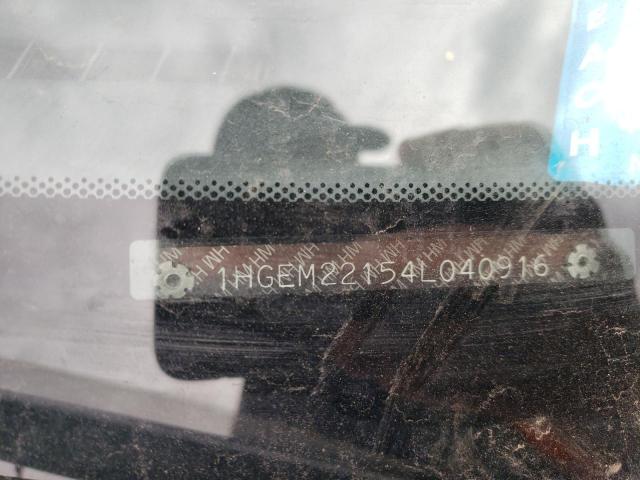 1HGEM22154L040916 - 2004 HONDA CIVIC DX VP Gümüş foto 12