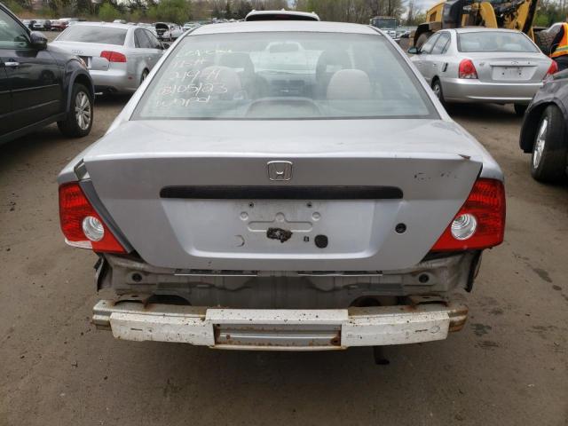 1HGEM22154L040916 - 2004 HONDA CIVIC DX VP Gümüş foto 6