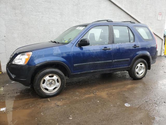 JHLRD78494C029869 - 2004 HONDA CR-V LX BLUE photo 1