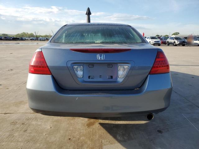 1HGCM56447A144374 - 2007 HONDA ACCORD LX BLUE photo 6