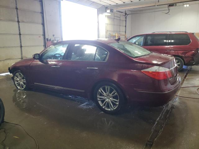 KMHGC4DF8BU117103 - 2011 HYUNDAI GENESIS 4.6L BURGUNDY photo 2