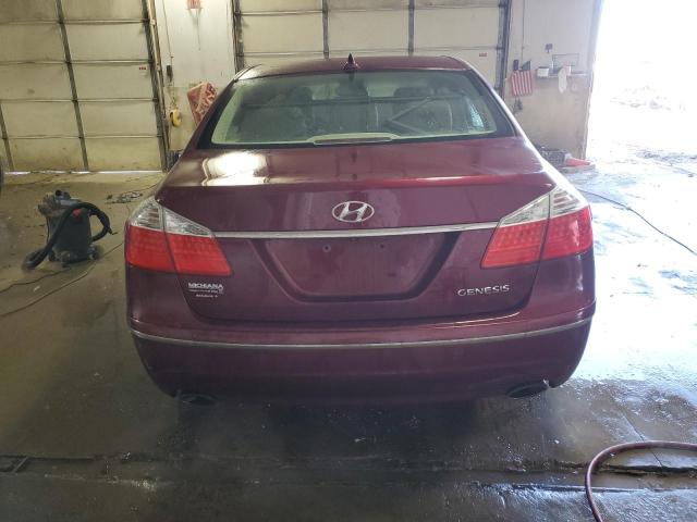 KMHGC4DF8BU117103 - 2011 HYUNDAI GENESIS 4.6L BURGUNDY photo 6