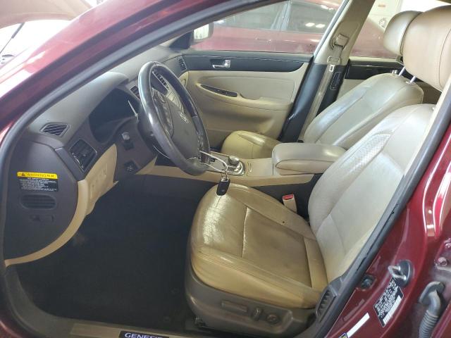 KMHGC4DF8BU117103 - 2011 HYUNDAI GENESIS 4.6L BURGUNDY photo 7