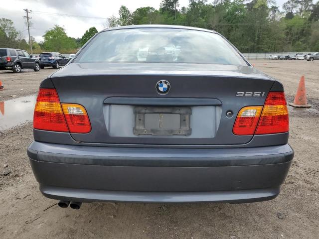 WBAEV33423KL84862 - 2003 BMW 325 I GRAY photo 6