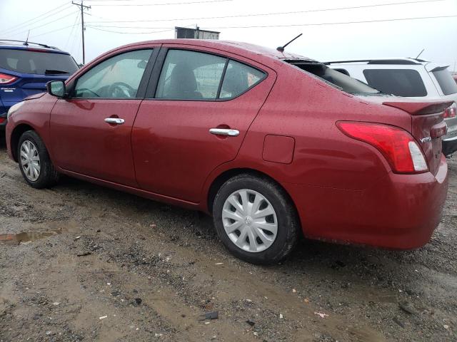 3N1CN7AP7KL871196 - 2019 NISSAN VERSA S MAROON photo 2