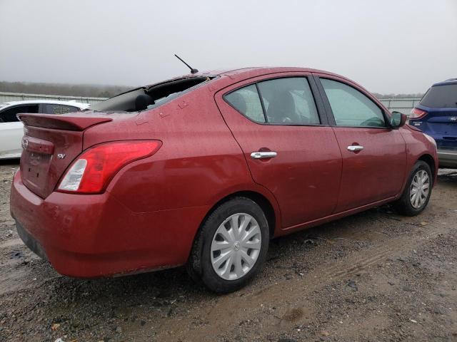 3N1CN7AP7KL871196 - 2019 NISSAN VERSA S MAROON photo 3