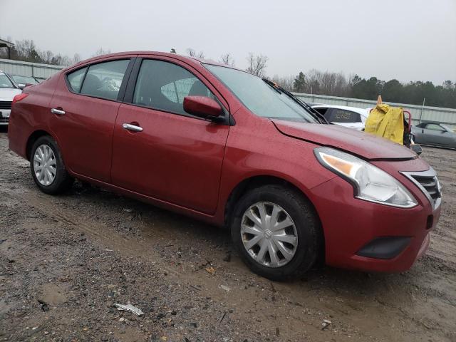 3N1CN7AP7KL871196 - 2019 NISSAN VERSA S MAROON photo 4