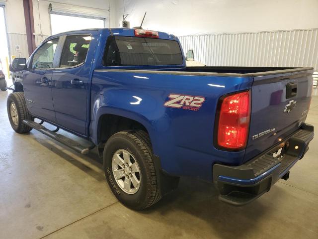 1GCGSBEN5L1212593 - 2020 CHEVROLET COLORADO BLUE photo 2