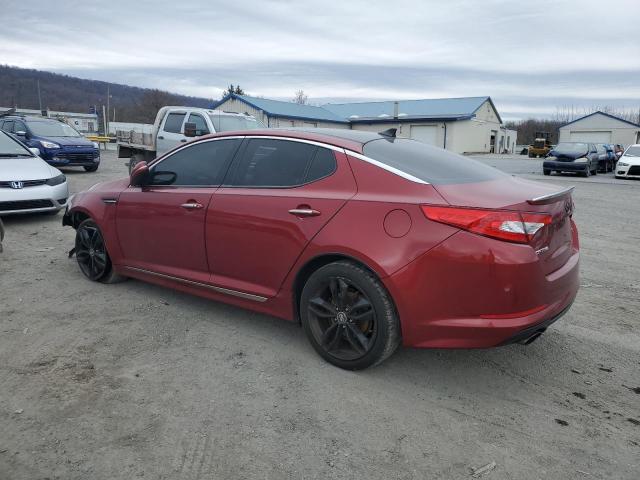 5XXGR4A68DG121586 - 2013 KIA OPTIMA SX RED photo 2