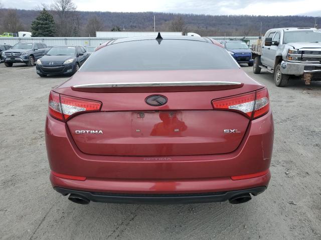 5XXGR4A68DG121586 - 2013 KIA OPTIMA SX RED photo 6