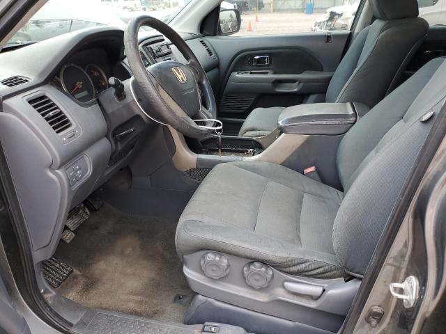 5FNYF181X7B003570 - 2007 HONDA PILOT LX GRAY photo 7