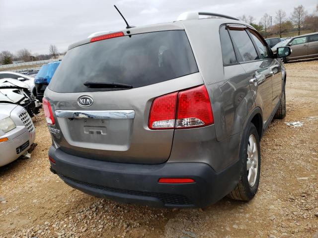 5XYKT4A62DG310404 - 2013 KIA SORENTO LX GRAY photo 3