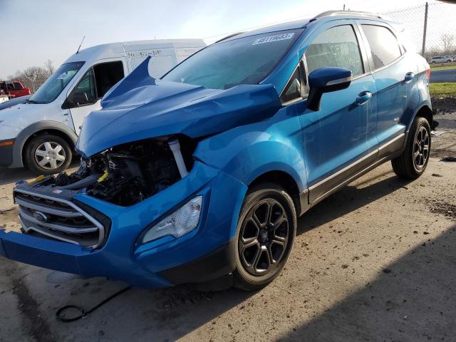 MAJ3S2GE2KC303731 - 2019 FORD ECOSPORT SE Azul foto 1