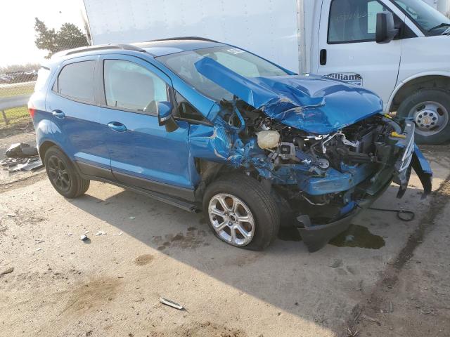 MAJ3S2GE2KC303731 - 2019 FORD ECOSPORT SE Azul foto 4