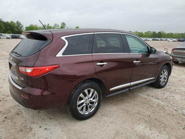 5N1AL0MM3DC320454 - 2013 INFINITI JX35 BROWN photo 3